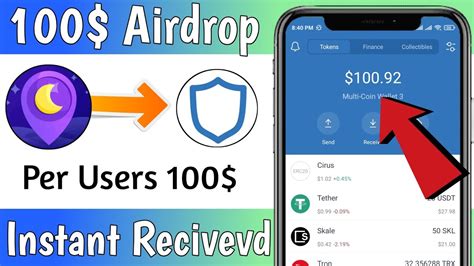 100 Instant Airdrop New Airdrop Instant Withdraw Trust Wallet Free Airdrops Kdc Loot