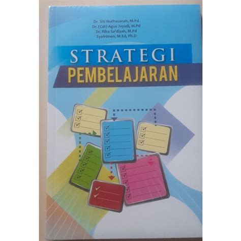 Jual STRATEGI PEMBELAJARAN By NUR KHAZANAH Buku Asli Ori Shopee Indonesia