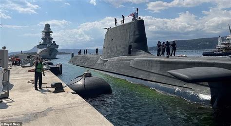 Royal Navy S Newest Submarine Hms Audacious Hits The Med On Its First