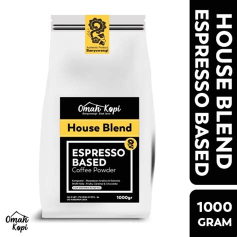 Kopi House Blend Espresso Based 1kg Omah Kopi