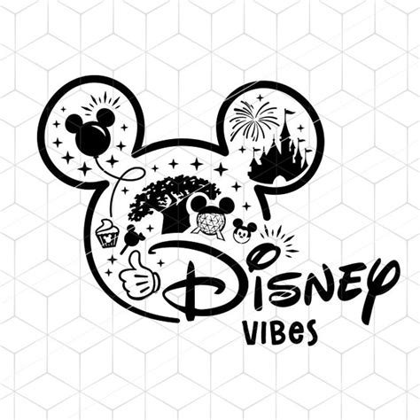 Disney Castle Svg Minnie Mouse Svg Fireworks Mickey Svg Mickey Mouse