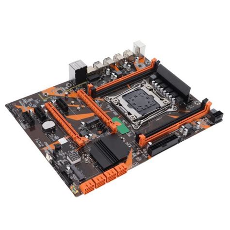 Tbest Carte mère DDR4 Carte mère PC 4 canaux DDR4 LGA2011‑3 SATA PCI‑E ...