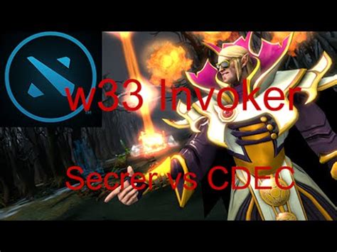 W33 Invoker Secret Vs CDEC Game 3 Puppey On Enigma YouTube