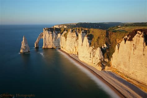 Chalk cliffs arches and stacks photo WP42046