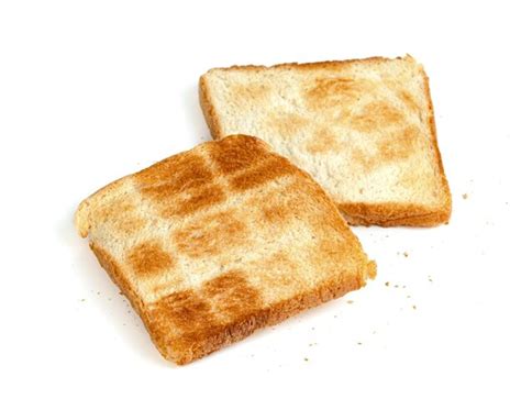 Premium Photo Toasted Slice Bread Isolated On White Background