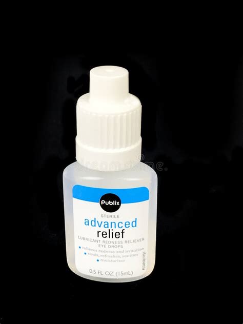 Bottle Of Eye Lubricant Editorial Image Image Of Solution 114258095