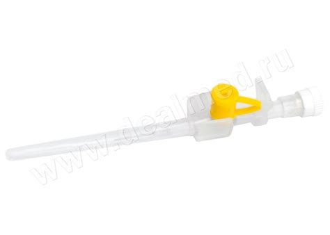 Катетер внутривенный с инжекторным клапаном и фиксаторами Mediflon 24G ...