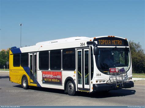 www.busdrawings.com Topeka Metropolitan Transit Authority Kansas 2006 Optima Opus LFB-34 Photos