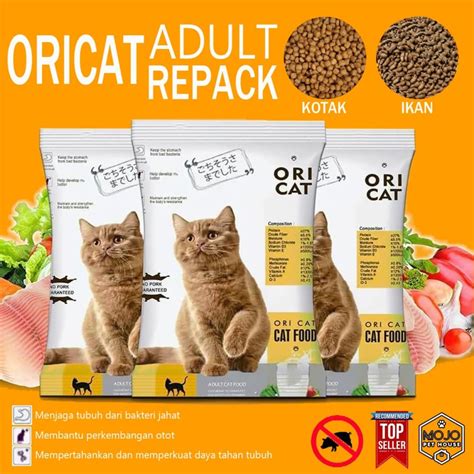 Jual Ori Cat Premium Dry Food Kg Makanan Kucing Bentuk Ikan Kotak