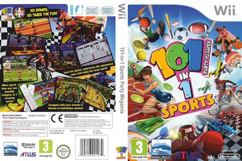 Caratula De 101 In 1 Sports Party Megamix Wii DVD Super Caratulas Y