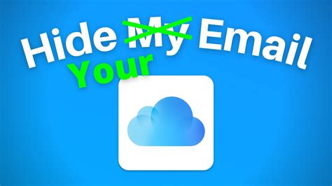 How To Use Hide My Email With Icloud Youtube