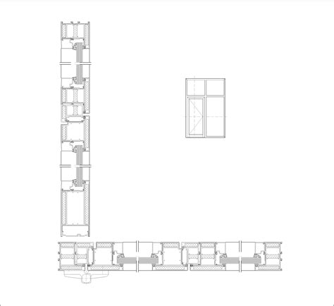 Pintu Kaca Dengan Kusen Aluminium Dwg Detail Cad Unduh