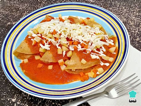 Enchiladas Potosinas Con Papa Y Zanahoria Receta Original