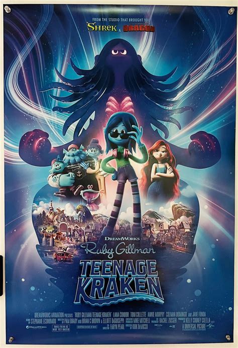 RUBY GILLMAN TEENAGE Kraken 2023 Original Double Sided Movie Poster ...