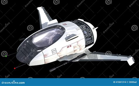 Drone Design For Sci Fi Alien War Spacecrafts Stock Illustration