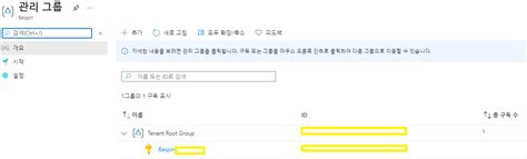 Azure Azure의 구독 개념으로 알아보는 리소스 관리 Bespin Global Support Portal