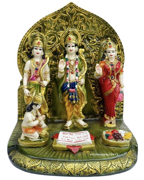 Buy KRISHNAGALLERY1 Polyresin Antique Ram Darbar Murti Statue Ram