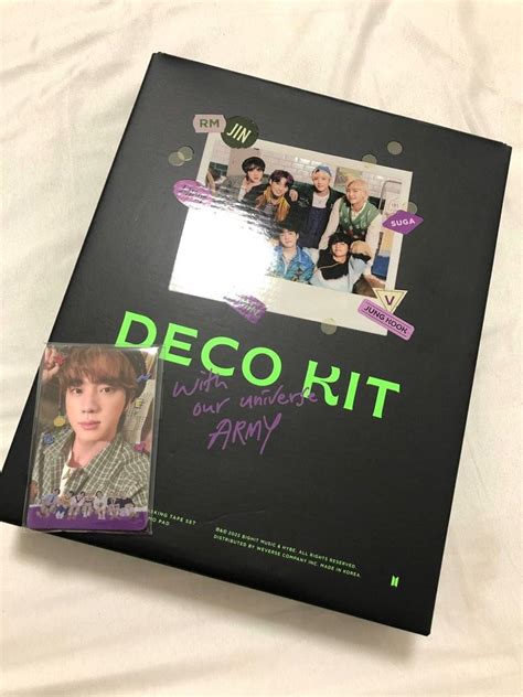 Bts Deco Kit Complete Set W Jin Rpc Hobbies Toys Memorabilia