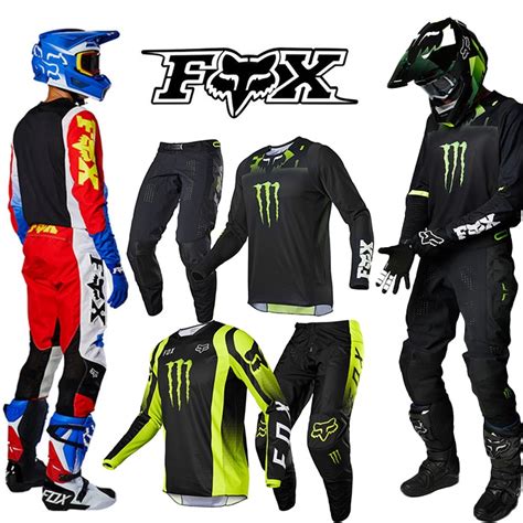 Fox Vestu Rio De Corrida De Motocross Conjunto Combinado De