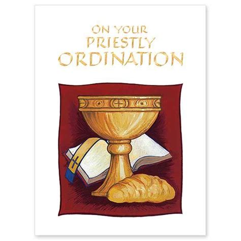 On Your Priestly Ordination Ordination Congratulations Card | Unique ...