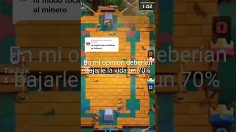 Nerf Urgente Al Minero Memes Clashroyale Clashroyalememes Youtube