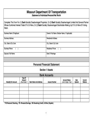 Fillable Online Modot Missouri Netform Pdf Modot