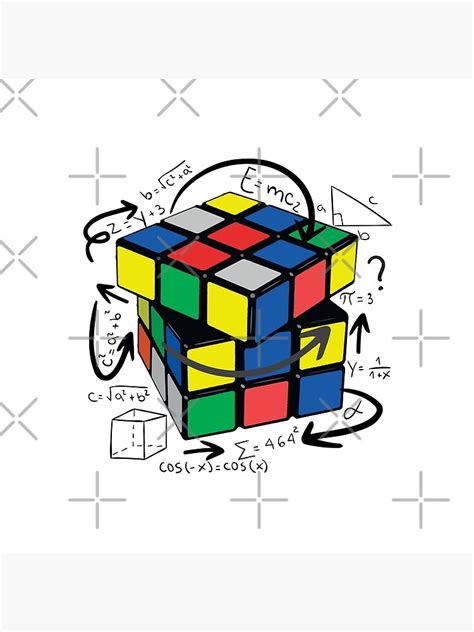 Math Rubiks Cube Poster For Sale By Zas9 Redbubble