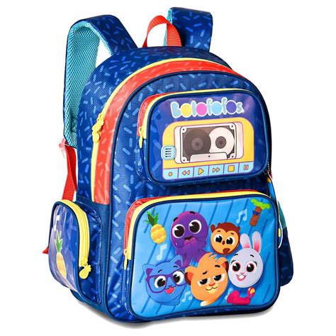 Mochila Costa Escolar Creche Bolofofos Porta Celular Clio Submarino