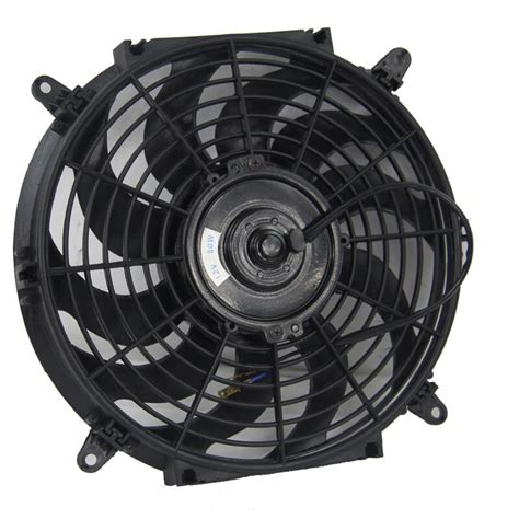 12 90W Car Electric Cooling Fan Radiator Intercooler 12V Slimline Push