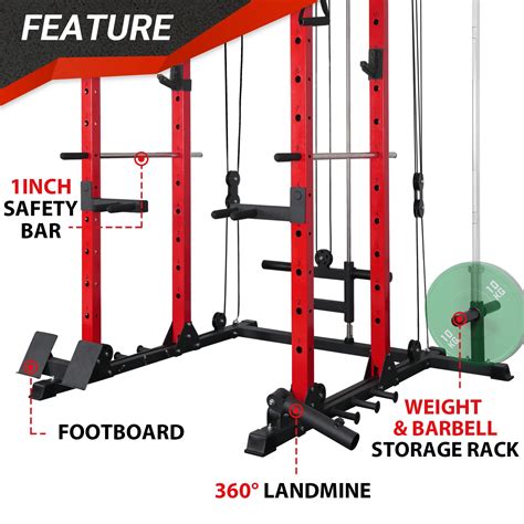 Buy Er Kang Power Cage Lbs Power Rack With Cable Crossover