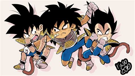 Son Goku Vegeta And Broly Dragon Ball And 3 More Drawn By Ruto830