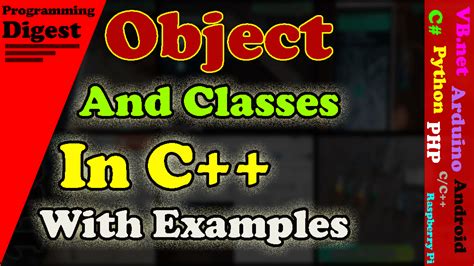 Object And Class In C With Example Programming Digest