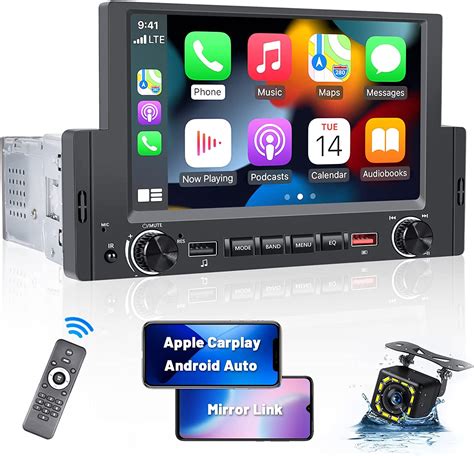 Hikity Touchscreen Radio Coche Din Carplay Android Auto