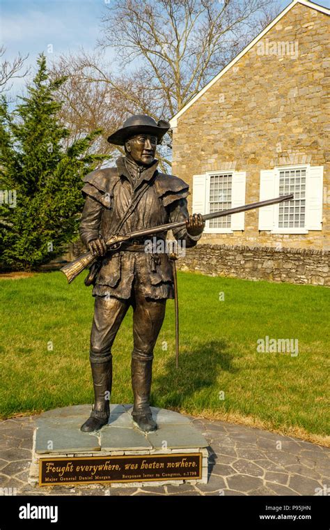 Daniel Morgan Statue, Old Stone Presbyterian Church, 304 East ...