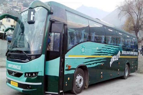 Delhi Rohru Hrtc Volvo Bus Service Starts Sun Post