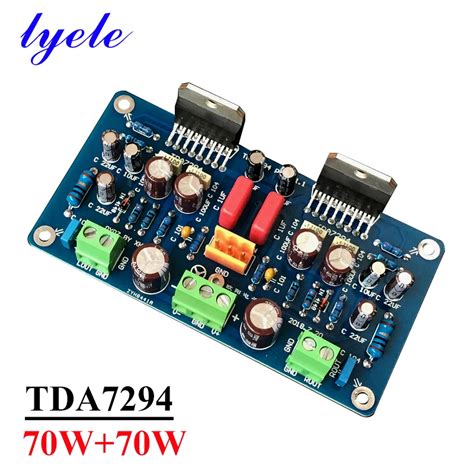 70w 2 TDA7294 2 Channel Power Amplifier Board Diy Kit Hifi Stereo