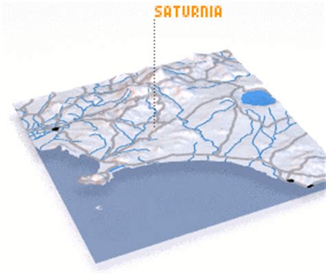 Saturnia (Italy) map - nona.net