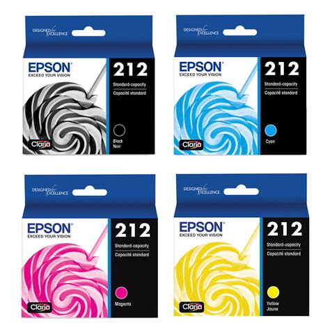 Epson 212 T212 Original Ink Cartridge Combo BK C M Y At InkJetSuperStore