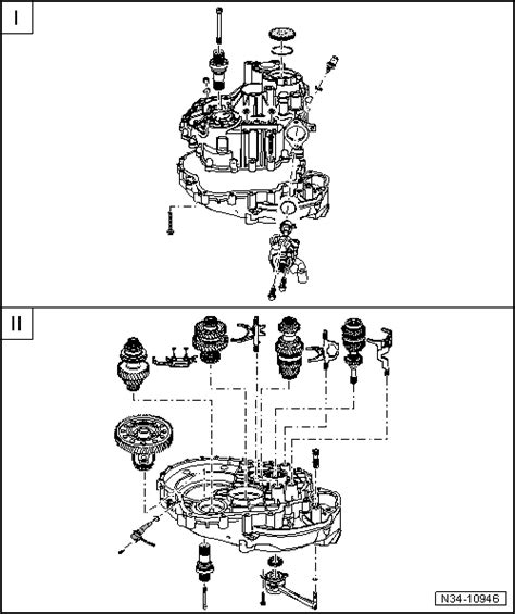 I Assembly Overview Removing And Installing Gearbox Housing And Selector Unit → Chapter