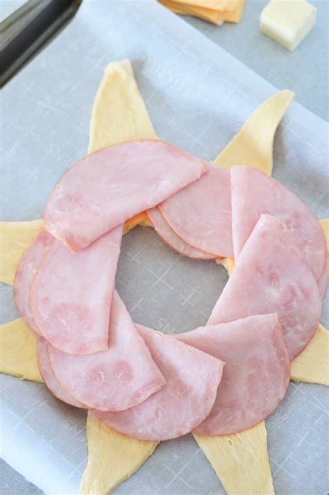 Ham And Cheese Crescent Ring Feast For A Fraction