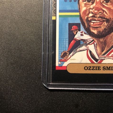 Donruss Diamond Kings Ozzie Smith Error Miscut Mt Set Break