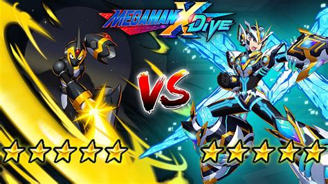 Shadow Armor X 5☆ Vs Next Dive Armor X 5☆ Mega Man X Dive Mobile Controls Pvp Youtube