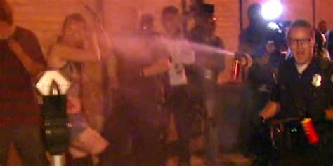 Police Use Pepper Spray Against Protesters In Albuquerque Fox News Video