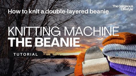 How To Cast On Off Of Your Knitting Machine And Make A Double Layered