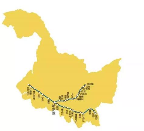 东北三省高铁线路图东北高铁线路图哈佳高铁第7页大山谷图库