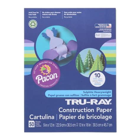 Pacon® Tru Ray Cool Colors Construction Paper 9 X 12 Michaels