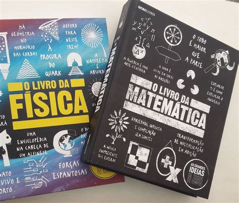 O Livro da Matemática e O Livro da Física Edição Globo Brinde