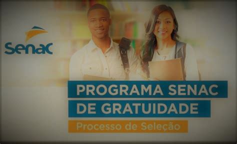 Vagas Para Cursos Gratuitos Certificado No Programa Senac De