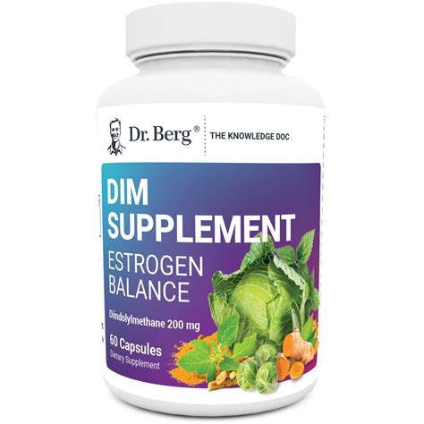 Dr Berg Dim Supplement Estrogen Support Supplement