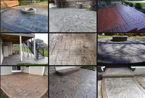 Stamped Concrete Patterns Stamp Examples Atelier Yuwa Ciao Jp